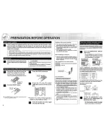 Предварительный просмотр 6 страницы Mitsubishi MS-07RV Operating Instructions Manual