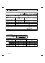 Предварительный просмотр 4 страницы Mitsubishi MSZ-EF09NAB Service Manual