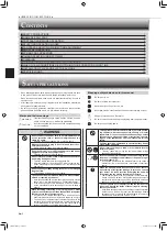 Предварительный просмотр 2 страницы Mitsubishi MSZ-GL06NA Operating Instructions Manual