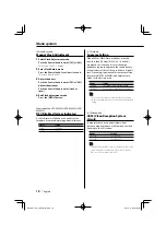 Предварительный просмотр 18 страницы Mitsubishi MZ360216EX Instruction Manual