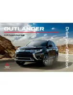 Mitsubishi Outlander 2019 Owner'S Handbook Manual предпросмотр