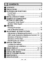 Preview for 4 page of Mitsubishi P91E Operation Manual