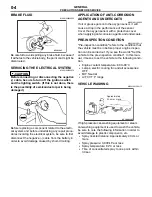 Предварительный просмотр 4 страницы Mitsubishi Pajero Sport 2013 Inspection And Maintenance Manual