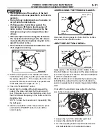 Предварительный просмотр 39 страницы Mitsubishi Pajero Sport 2013 Inspection And Maintenance Manual