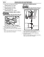 Предварительный просмотр 40 страницы Mitsubishi Pajero Sport 2013 Inspection And Maintenance Manual