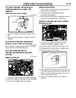 Предварительный просмотр 45 страницы Mitsubishi Pajero Sport 2013 Inspection And Maintenance Manual