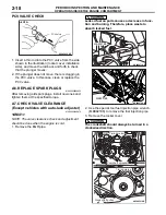 Предварительный просмотр 46 страницы Mitsubishi Pajero Sport 2013 Inspection And Maintenance Manual