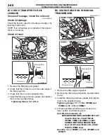 Предварительный просмотр 68 страницы Mitsubishi Pajero Sport 2013 Inspection And Maintenance Manual