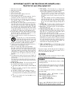 Preview for 2 page of Mitsubishi PD-5050 Owner'S Manual