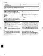 Предварительный просмотр 2 страницы Mitsubishi PKFY-P-NHMU-E2 Installation Manual