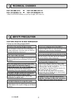 Предварительный просмотр 2 страницы Mitsubishi PKFY-P100VKM-E.TH Service Manual