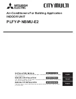 Mitsubishi PLFY-P-NBMU-E2 Installation Manual предпросмотр