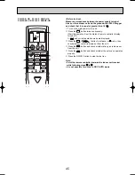 Предварительный просмотр 45 страницы Mitsubishi PLH-3AK.UK Technical & Service Manual