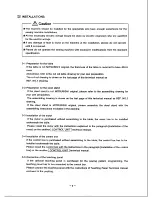 Preview for 8 page of Mitsubishi PLK-B03BT Technical Manual