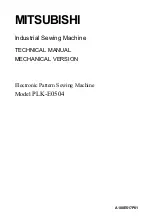 Mitsubishi PLK-E0504 Technical Manual preview