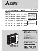 Mitsubishi PUHZ-SP100VHA Service Manual предпросмотр