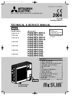 Mitsubishi PUHZ Technical & Service Manual предпросмотр