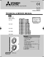 Предварительный просмотр 1 страницы Mitsubishi PUMY-125VM Technical & Service Manual