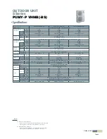 Предварительный просмотр 2 страницы Mitsubishi PUMY-P VHMB Specification