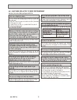 Preview for 3 page of Mitsubishi PUY Service Manual