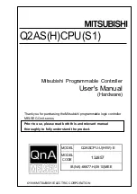 Mitsubishi Q2ASCPU User Manual предпросмотр