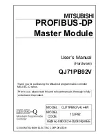 Preview for 1 page of Mitsubishi QJ71PB92V-U-HW User Manual