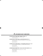 Preview for 16 page of Mitsubishi RCN-E2 User Manual