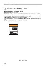 Preview for 20 page of Mitsubishi S 12 R User And Maintenance Manual