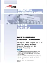 Mitsubishi S16R Operation & Maintenance Manual preview