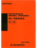 Mitsubishi S3L Service Manual preview