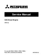 Mitsubishi S6S Service Manual preview