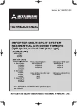 Предварительный просмотр 1 страницы Mitsubishi SCM40ZS-S Technical Manual