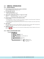 Предварительный просмотр 3 страницы Mitsubishi SCM80ZA Manual