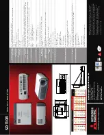 Предварительный просмотр 2 страницы Mitsubishi SD110R Brochure & Specs