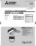 Mitsubishi SEZ-A12AR Technical & Service Manual предпросмотр