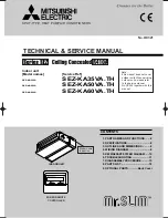 Предварительный просмотр 3 страницы Mitsubishi SEZ-KA35VA.TH Technical & Service Manual