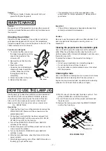 Предварительный просмотр 38 страницы Mitsubishi SL2U Service Manual