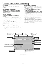 Предварительный просмотр 49 страницы Mitsubishi SL2U Service Manual