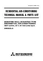 Mitsubishi SRC92ZL-S Technical Manual & Parts List предпросмотр