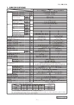 Preview for 4 page of Mitsubishi SRK 25ZS-W Technical Manual