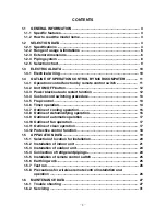 Предварительный просмотр 4 страницы Mitsubishi SRK09CH Technical Manual & Parts List