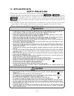 Предварительный просмотр 21 страницы Mitsubishi SRK09CH Technical Manual & Parts List