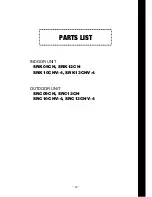 Предварительный просмотр 67 страницы Mitsubishi SRK09CH Technical Manual & Parts List