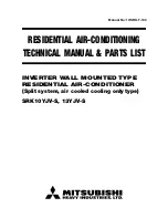 Preview for 1 page of Mitsubishi SRK10YJV-S Technical Manual & Parts List