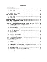 Preview for 3 page of Mitsubishi SRK10YJV-S Technical Manual & Parts List