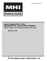 Предварительный просмотр 1 страницы Mitsubishi SRK90CL-BN Technical Manual