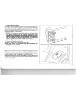 Предварительный просмотр 21 страницы Mitsubishi Starion Turbo Operator'S Manual