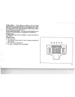 Предварительный просмотр 41 страницы Mitsubishi Starion Turbo Operator'S Manual