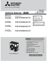 Mitsubishi SUZ-KA18NA2 Service Manual preview