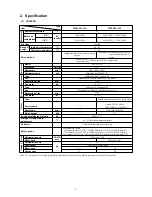 Preview for 6 page of Mitsubishi TDJ300D Service Manual